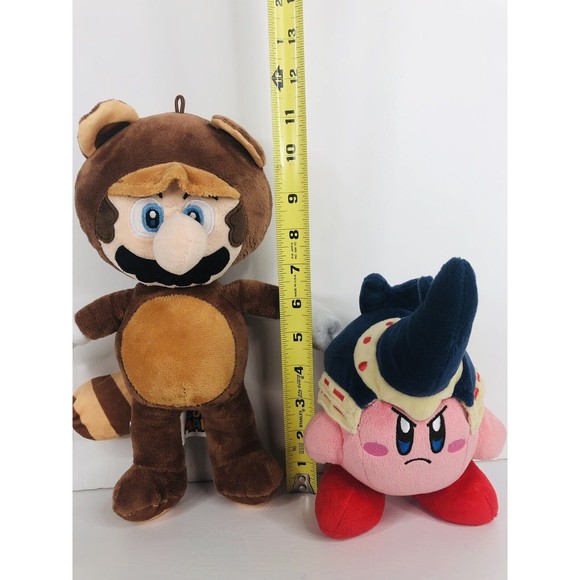 Nintendo Super Mario Tanooki Raccoon & Beetle Kirby All Star Collection Plush - Picture 15 of 15